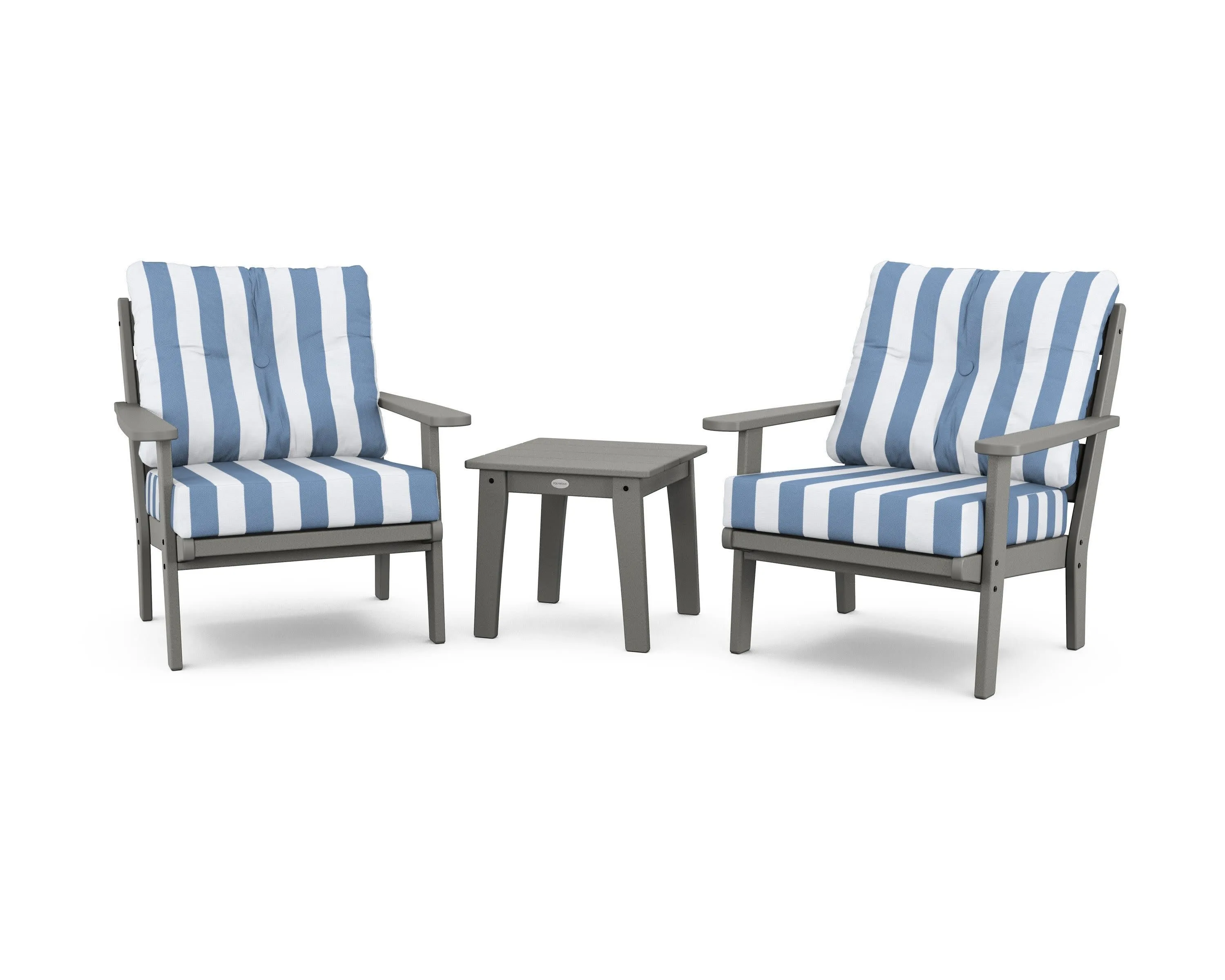 Lakeside 3-Piece Deep Seating Chair Set