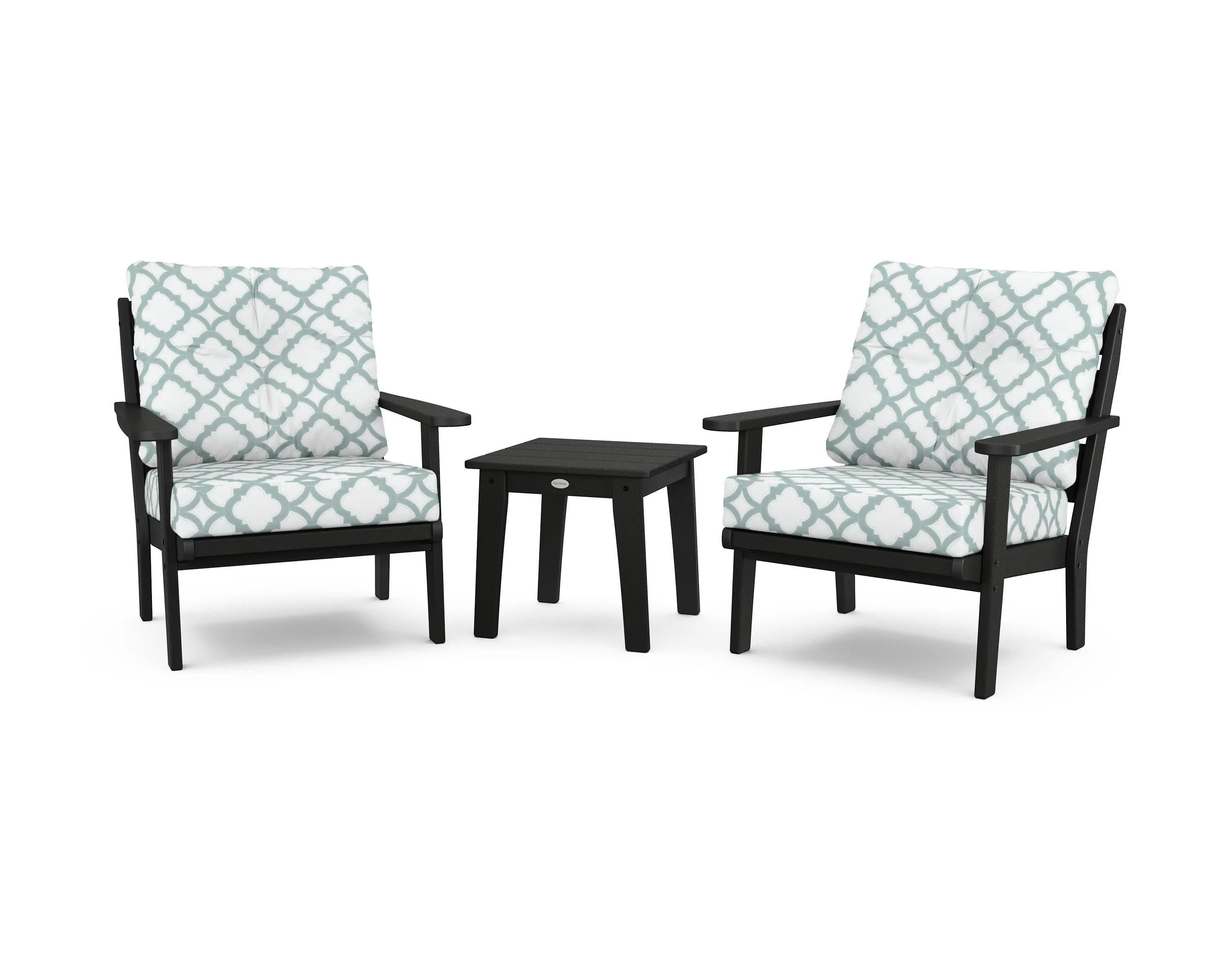 Lakeside 3-Piece Deep Seating Chair Set