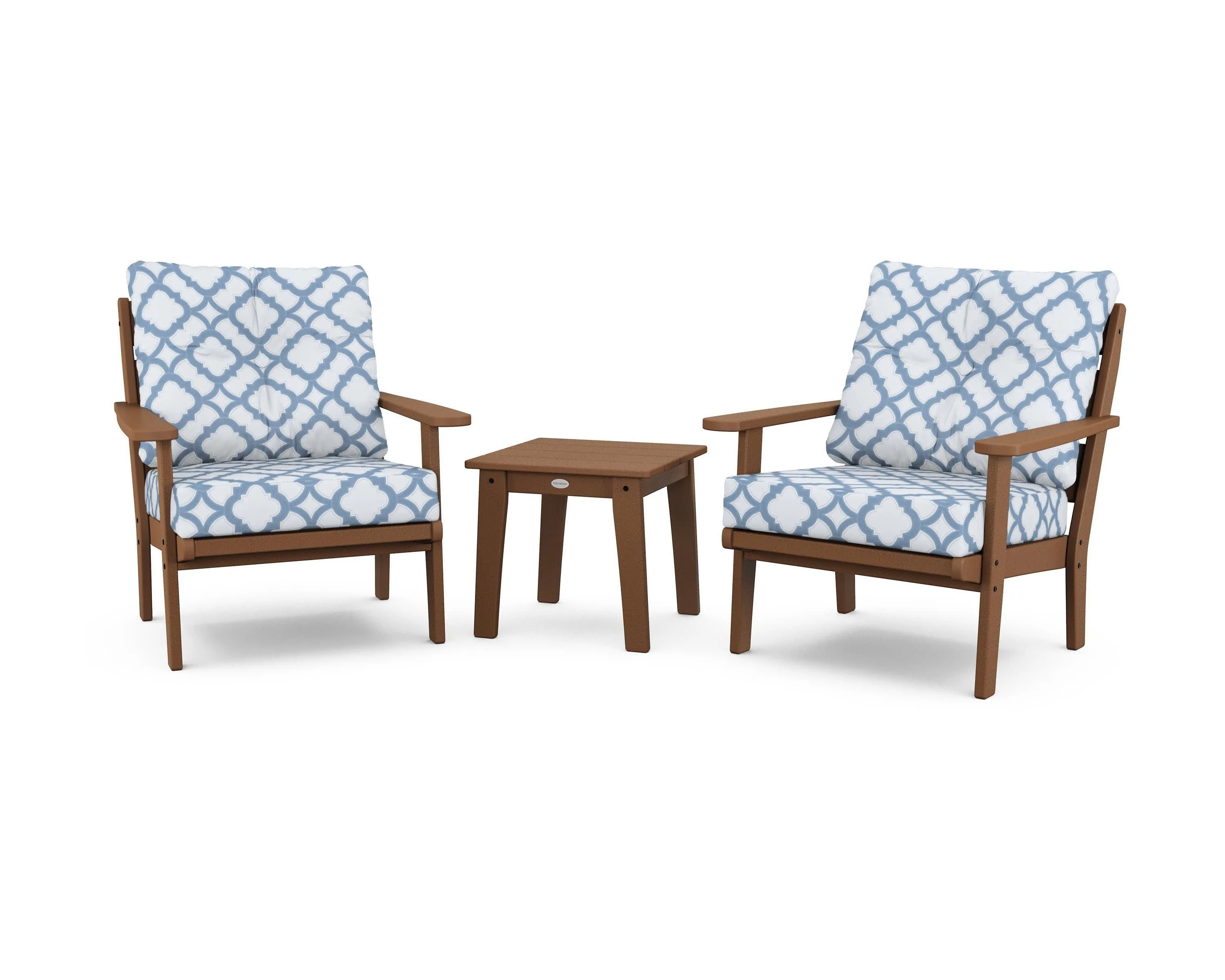 Lakeside 3-Piece Deep Seating Chair Set