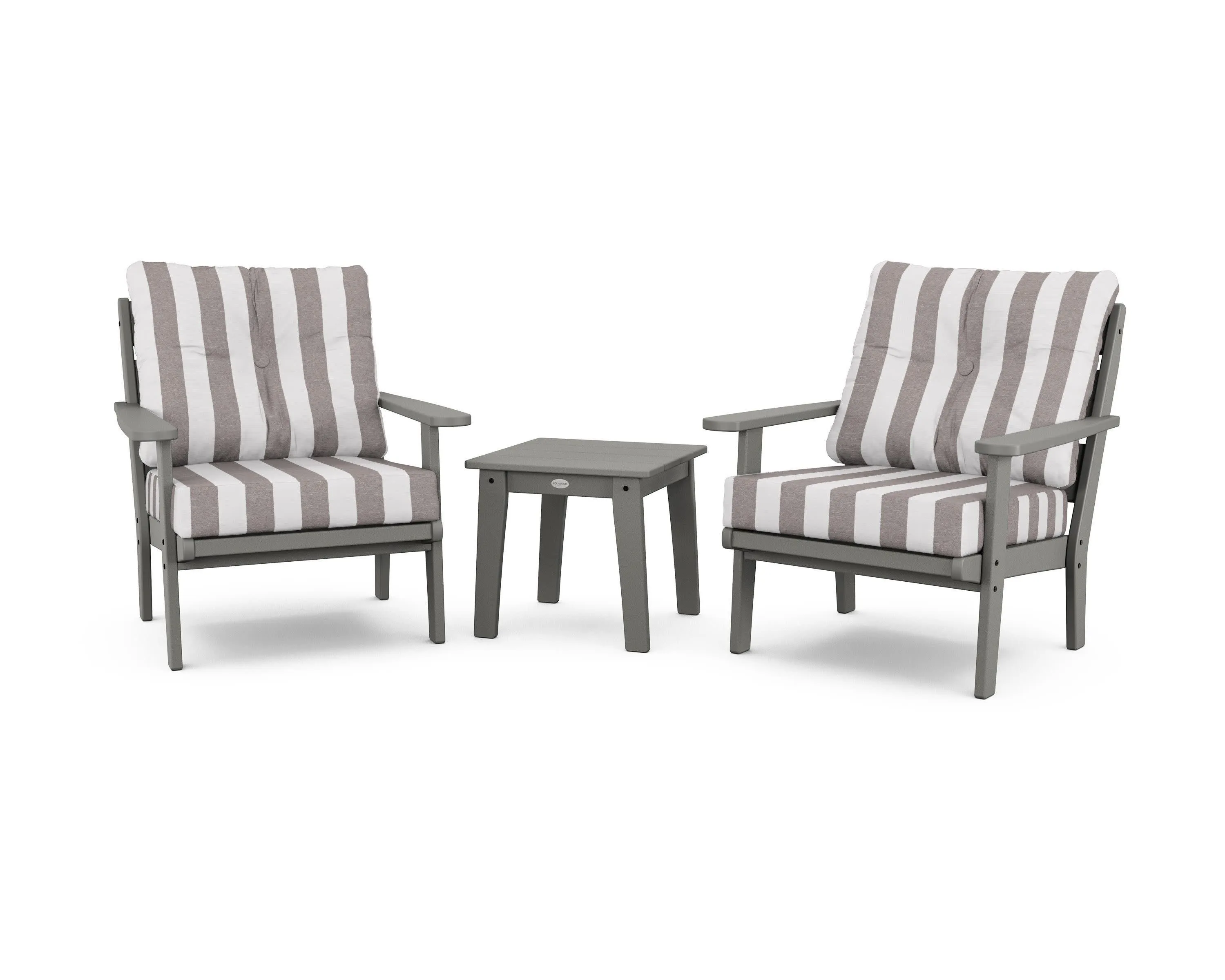 Lakeside 3-Piece Deep Seating Chair Set