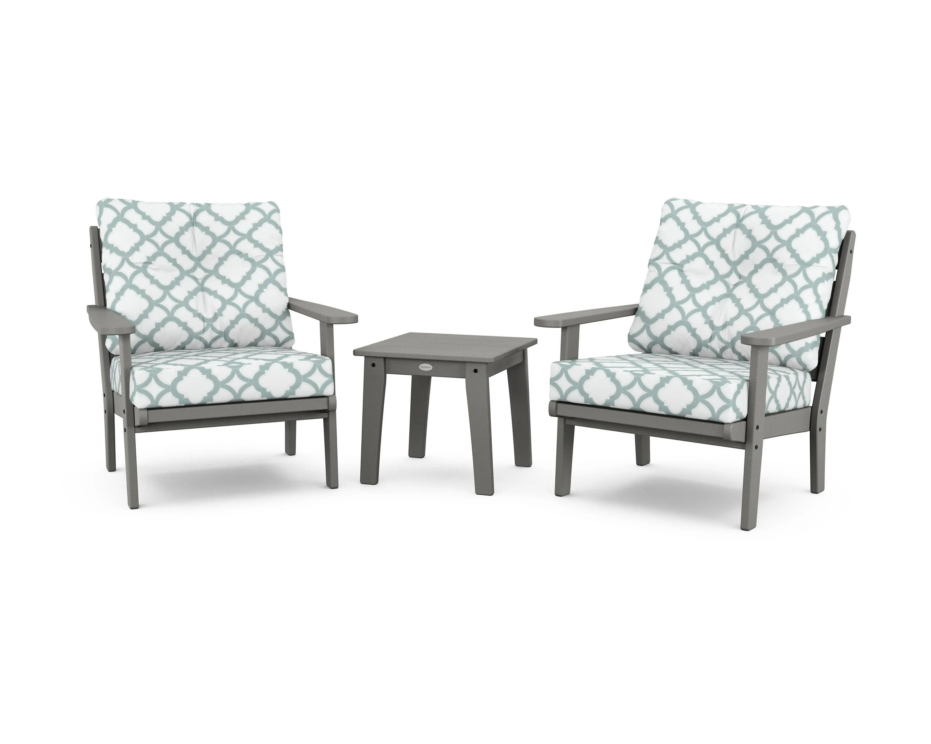 Lakeside 3-Piece Deep Seating Chair Set