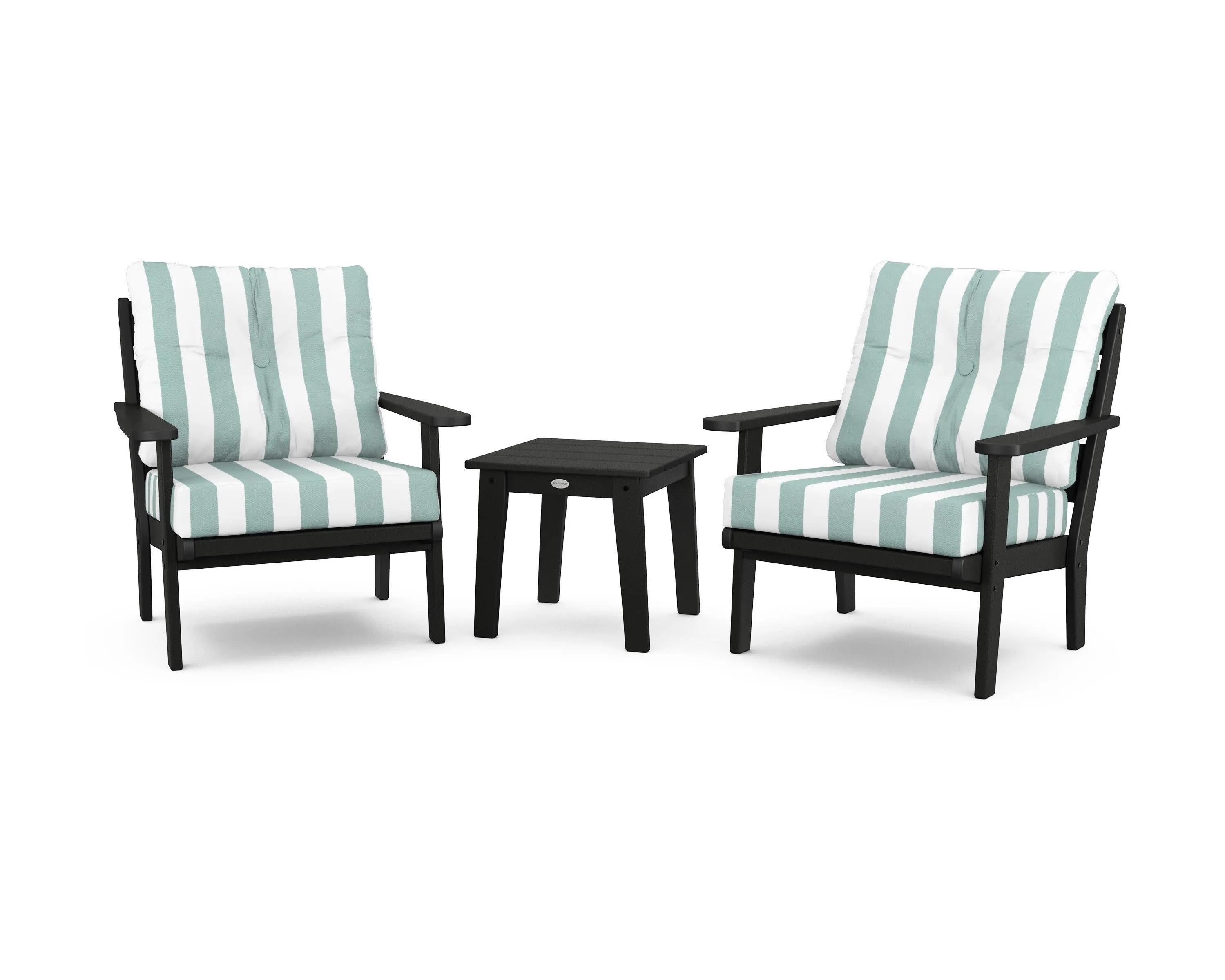 Lakeside 3-Piece Deep Seating Chair Set