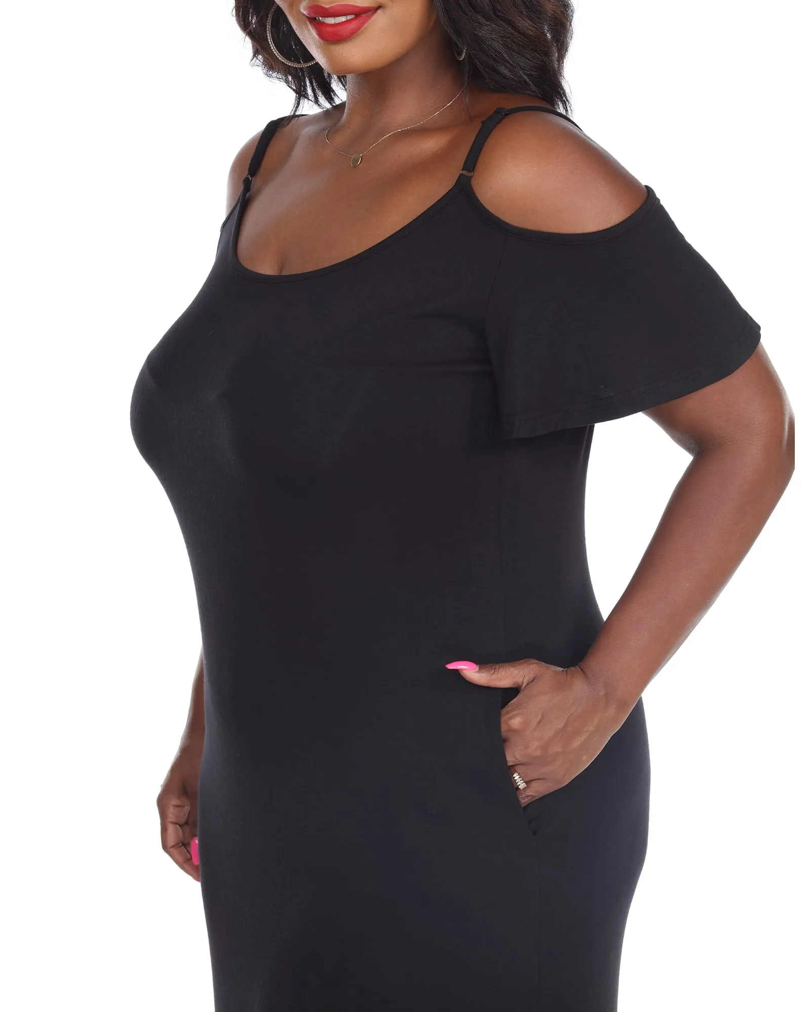 'Lexi' Maxi Dress | Black