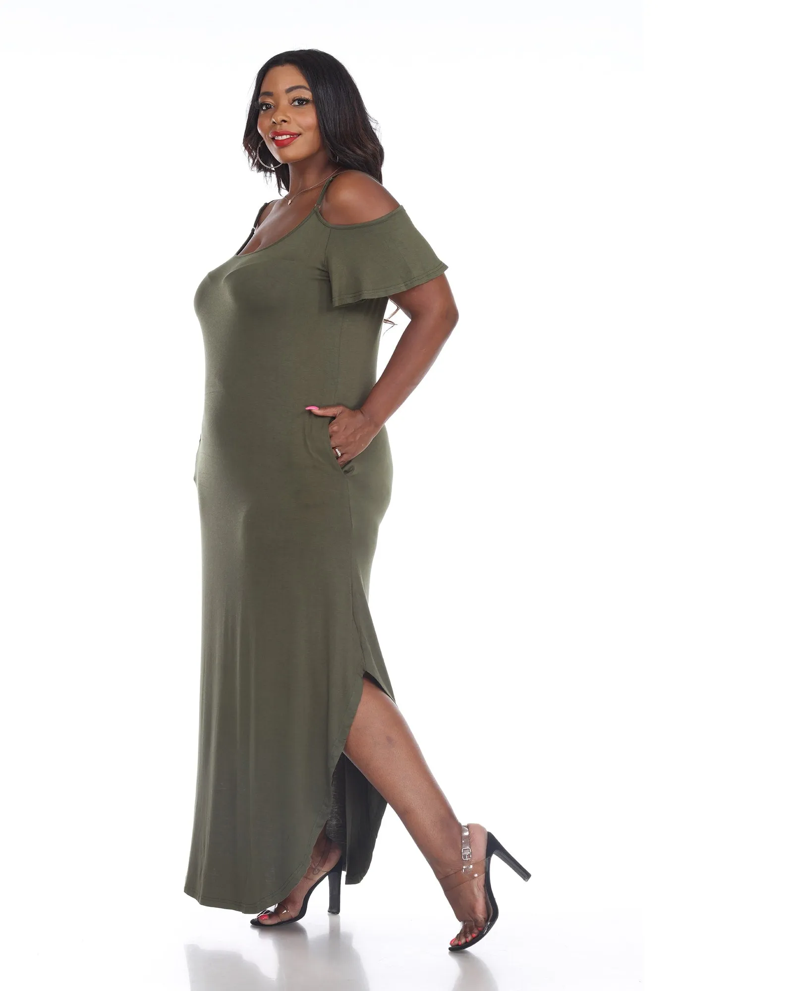 'Lexi' Maxi Dress | Olive