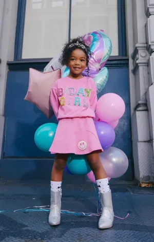 LOL Crystal Gem Birthday Girl Skirt Set in Pink