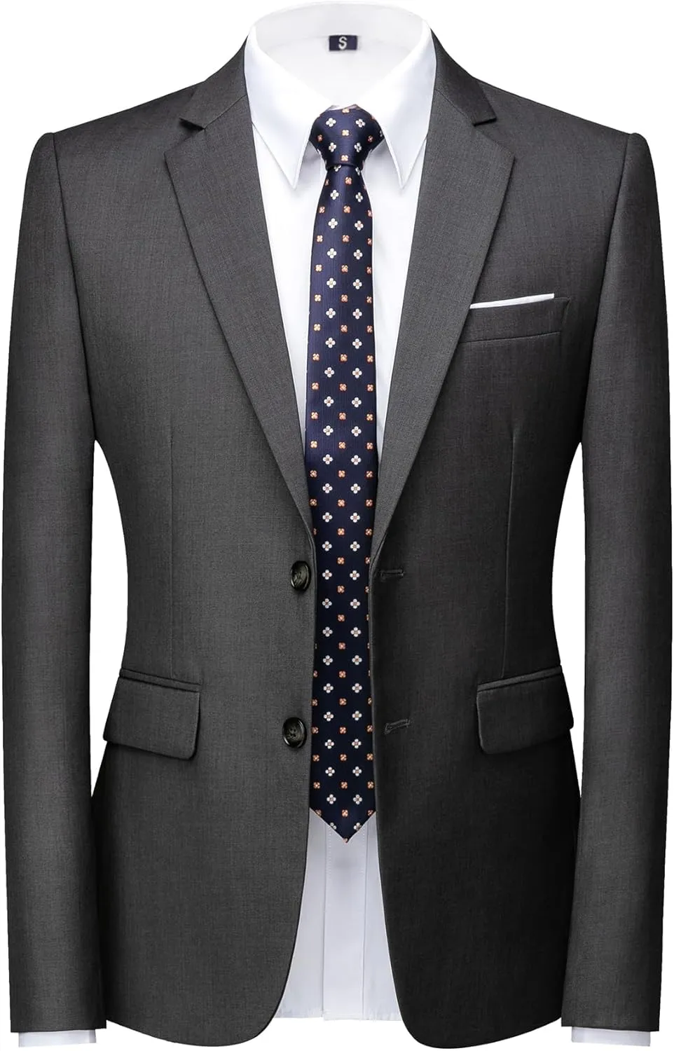 MOGU Men's Slim Fit Sport Coat Blazer Casual Formal Suit Jacket for Party Business Wedding Prom and Homecoming