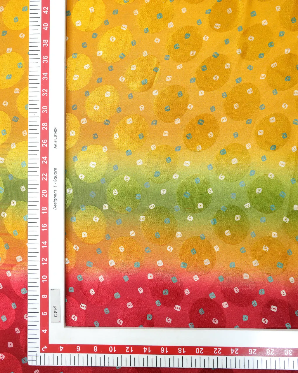 Multicolor Brasso Printed Fabric