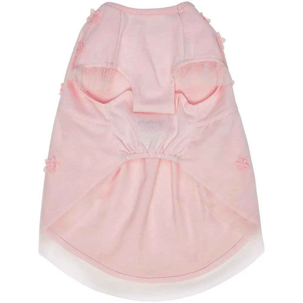 My Little Princess Dog Tulle Dress with Dainty Flower