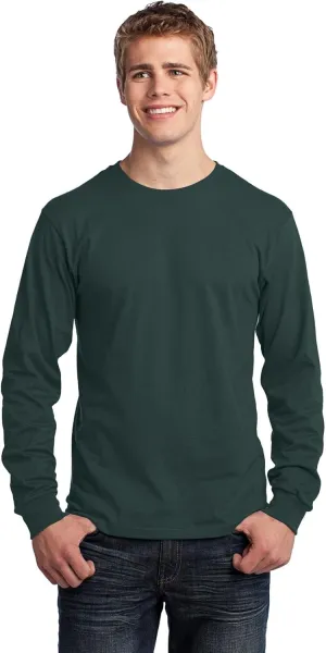 Port & Company Men's Long Sleeve 54 oz 100% Cotton T Shirt
