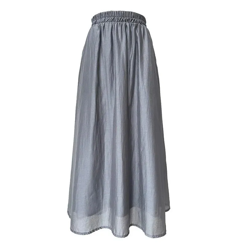 Pre Order:  Back Knot Top   Mid-Calf Skirt Set