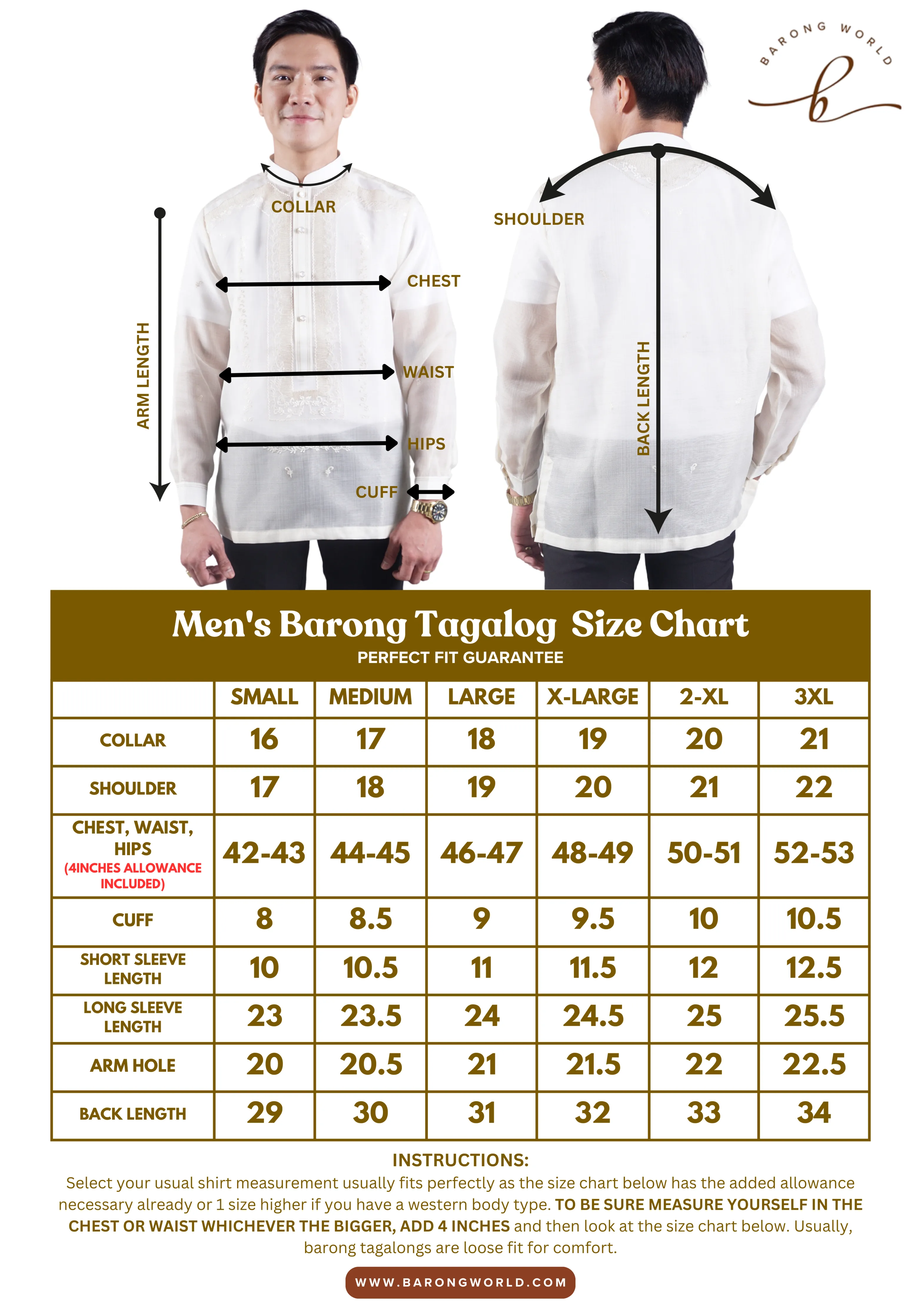 Premium & Elegant Barong Tagalog Piña Cocoon - Ferdinand JN77