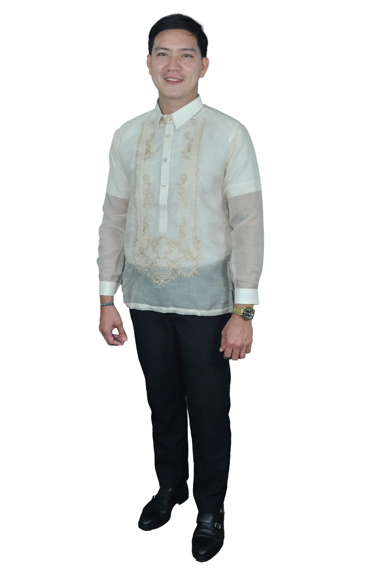 Premium & Elegant Barong Tagalog Piña Cocoon - Ferdinand JN77