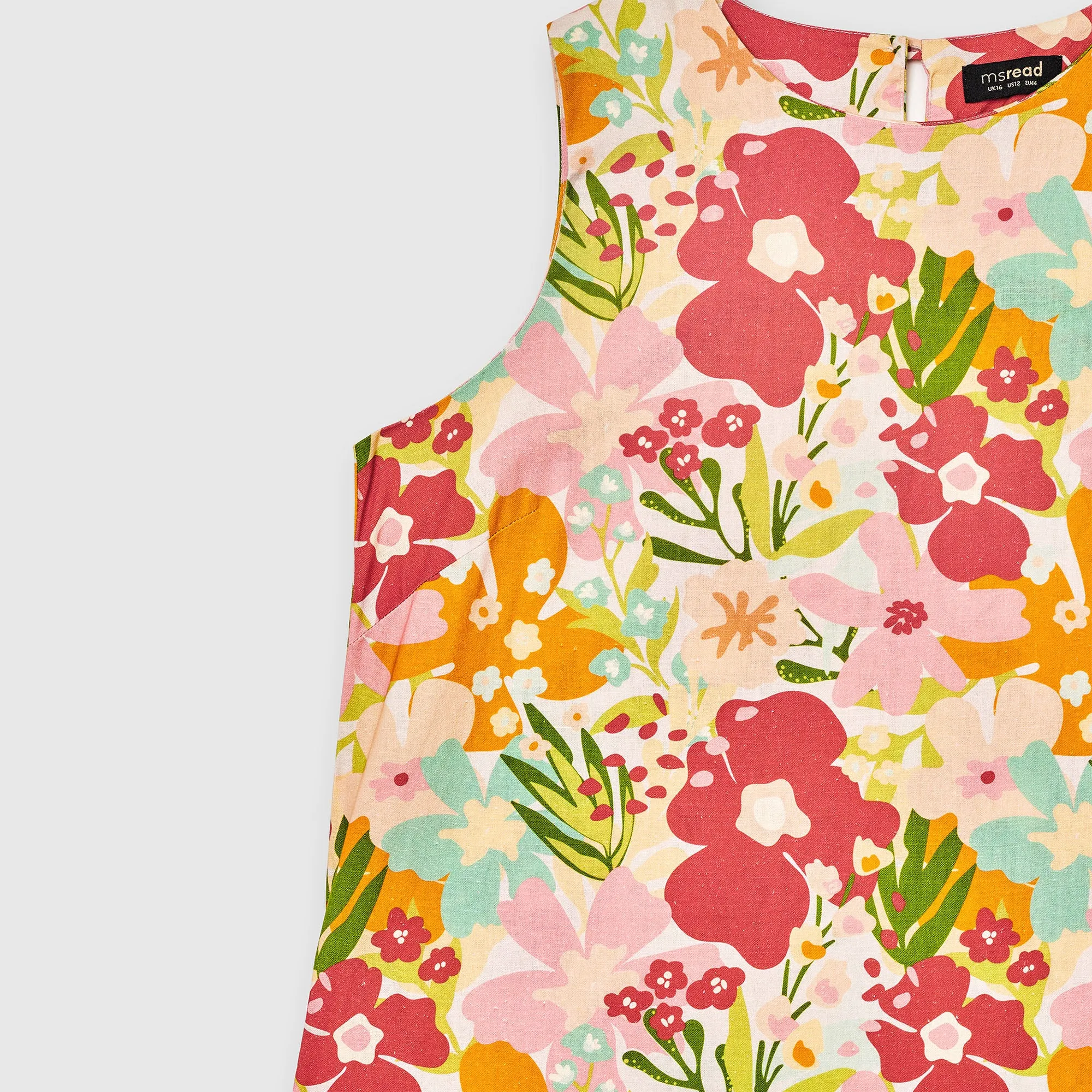 Printed Sleeveless Dress