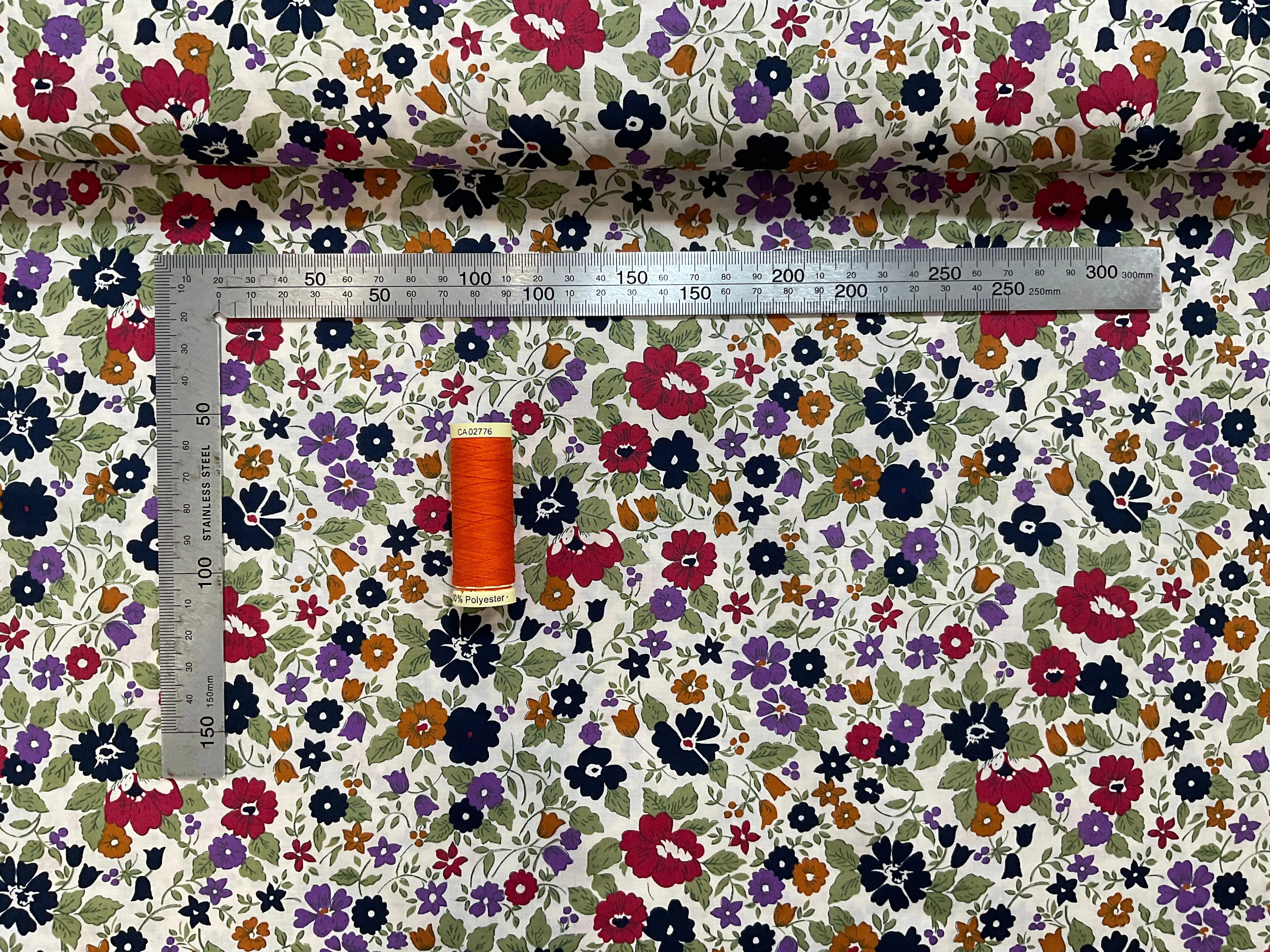 SALE - Vintage Floral Cotton Lawn