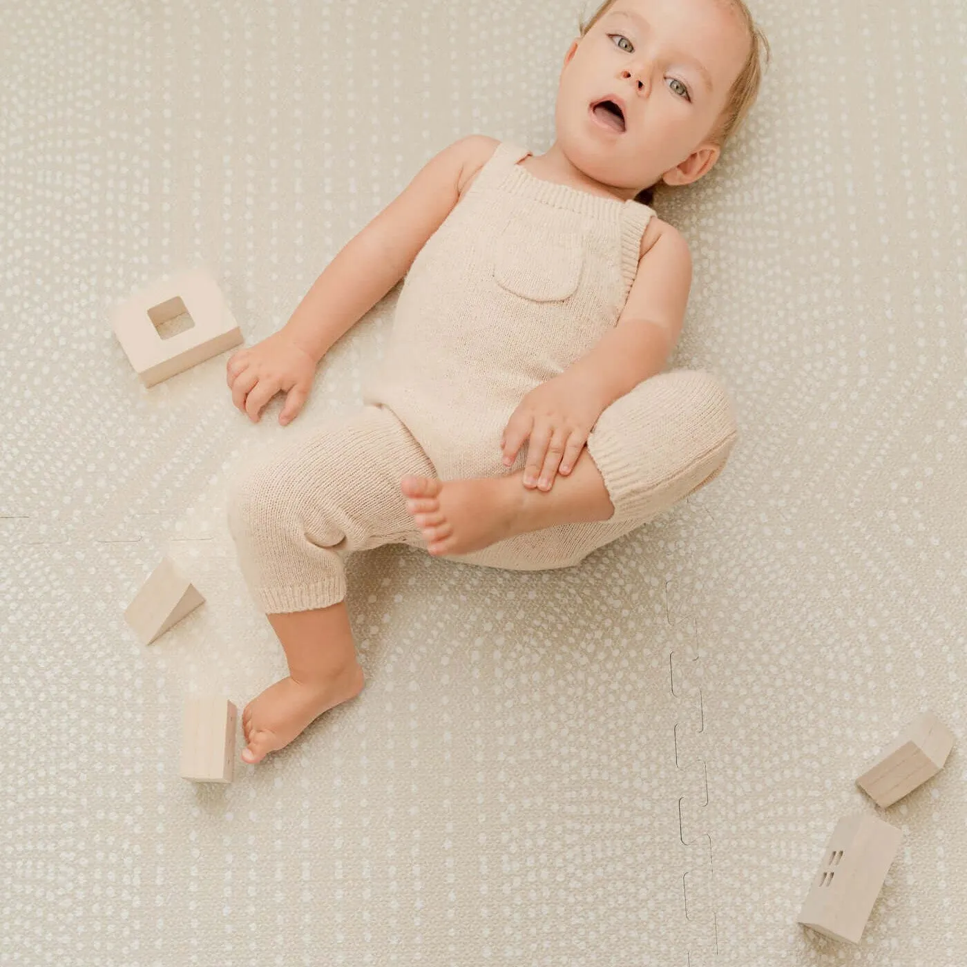 Toddlekind Premium Foam Playmats | Deco - Ecru