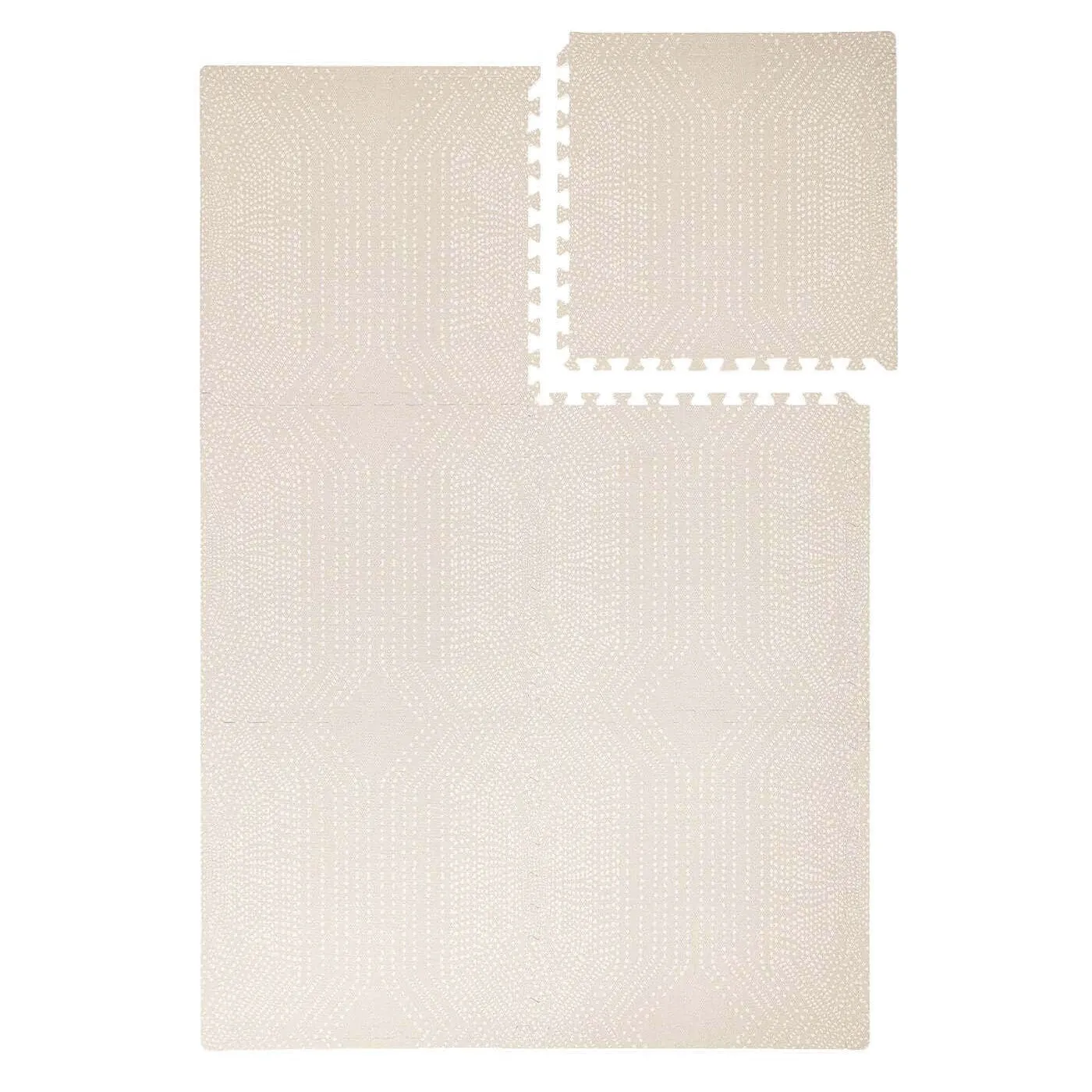 Toddlekind Premium Foam Playmats | Deco - Ecru