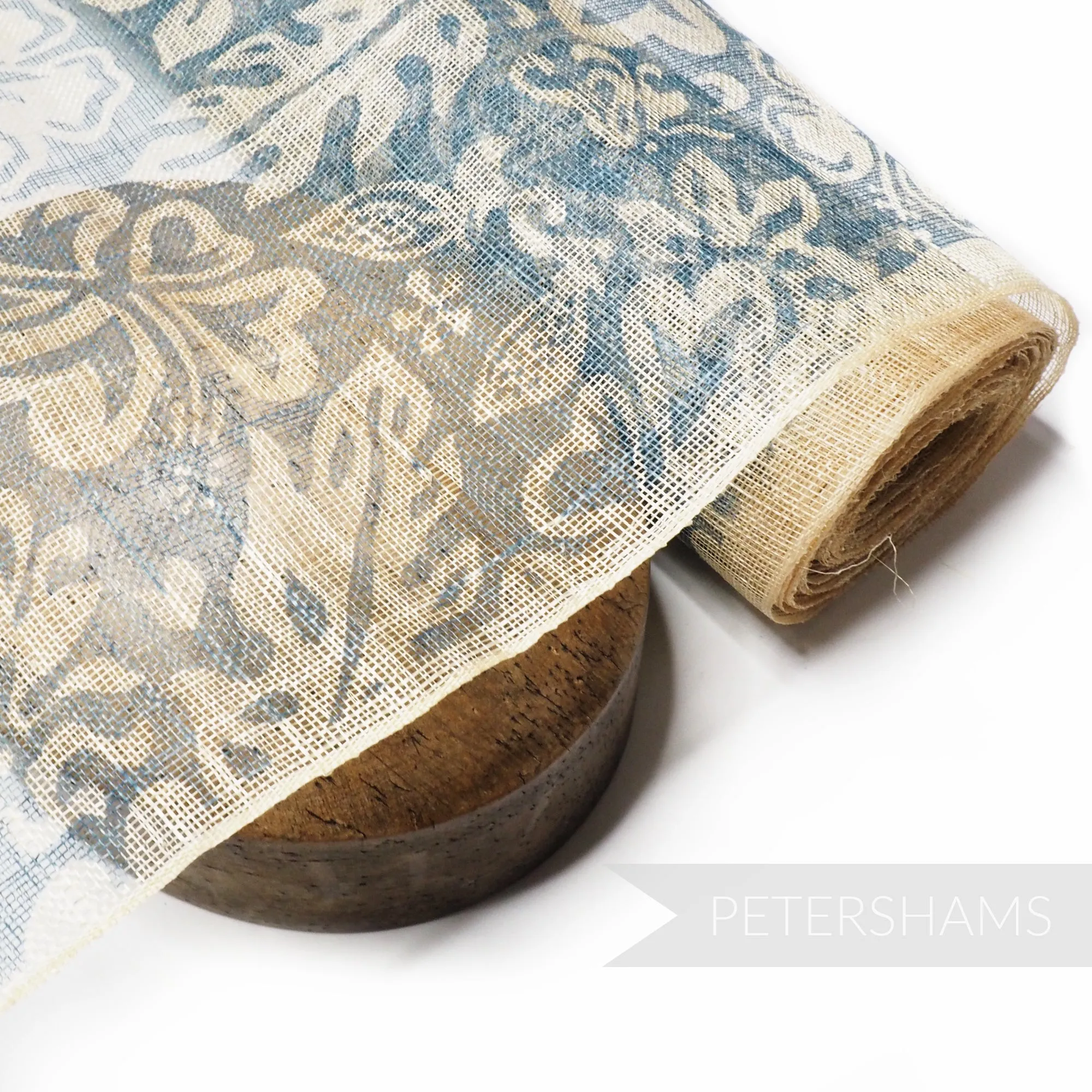 Tropical Hibiscus Print Sinamay Fabric - 1/2m