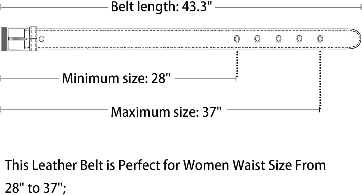 White Cute Pu Leather Women Belts Trendy Girl Waist Belt for Jeans Pants Dresses